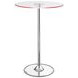 Thea Chrome And Clear LED Bar Table