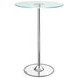 Thea Chrome And Clear LED Bar Table