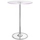 Thea Chrome And Clear LED Bar Table