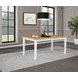 Andrews Light Ash and White Rectangular Dining Room Set