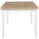 Andrews Light Ash and White Rectangular Dining Room Set