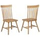 Andrews Light Ash and White Rectangular Dining Room Set