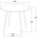 Andrews Light Ash 48" Round Counter Height Dining Table