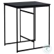 1240 Black Laminate 32" Rectangular Counter Height Dining Table