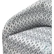 Augustine Blue And White Swivel Chair