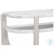 Gavin Driftwood And White Marble Console Table