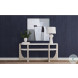 Gavin Driftwood And White Marble Console Table