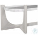 Gavin Driftwood And White Marble Console Table