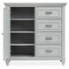 Harborwick Harbor Gray 4 Drawer Door Chest