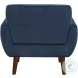Upton Navy Accent Chair