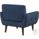 Upton Navy Accent Chair