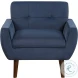 Upton Navy Accent Chair