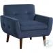 Upton Navy Accent Chair