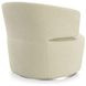 Olympia Oatmeal Performance Fabric Upholstered Swivel Accent Chair