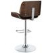 Folsom Black And Chrome Upholstered Adjustable Bar Stool