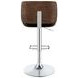 Folsom Black And Chrome Upholstered Adjustable Bar Stool