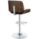 Folsom Black And Chrome Upholstered Adjustable Bar Stool