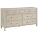 Genoa Light Oak 7 Drawer Dresser