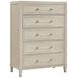 Genoa Light Oak 5 Drawer Chest