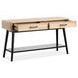 Craftsman Ridge Driftwood and Black Rectangular Sofa Table