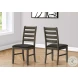 1347 Grey Fabric Dining Chair Set Of 2