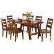 Villa Rosso Vintage Mocha Ladderback Wood Dining Chair Set of 2