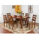 Villa Rosso Vintage Mocha Ladderback Wood Dining Chair Set of 2