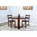 Cozy Luxe Medium Brown Adjustable Height Square Pub Table