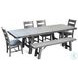 Maple Haze Alpine Gray 72" Dining Bench with Turnbuckle