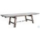 Rustic Refined Gray Alpine 106" Extendable Rectangular Dining Table with Turnbuckle