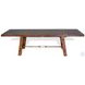 Villa Rosso Medium Brown 106" Extendable Rectangular Dining Table