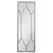 Sarconi Distressed Silver Leaf Floor Mirror