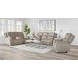 Perriton Frappe Zero Gravity 80" Power Reclining Console Loveseat With Heat And Massage
