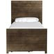 Dovetail Taupe Twin Storage Panel Bed