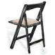 Hearthwood Haven Black Sand Folding Dining Chair Set of 2