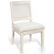Cozy Luxe Light Gray Cane Back Dining Chair Set of 2