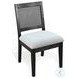 Rattan Noir Umbra Caneback Dining Chair Set of 2