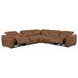 Camden Dusty Taupe Leather 6 Piece Modular Zero Gravity Power Reclining Sectional with Power Headrest and USB Charging