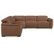 Camden Dusty Taupe Leather 6 Piece Modular Zero Gravity Power Reclining Sectional with Power Headrest and USB Charging