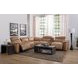 Camden Dusty Taupe Leather 6 Piece Modular Zero Gravity Power Reclining Sectional with Power Headrest and USB Charging