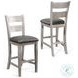 Sagewyn Alpine Gray Bar Stool Set of 2