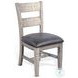 Ember Grace Tobacco Leaf and Alpine Gray Dining Chair Set of 2