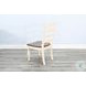 Elmwood Estate Marble White and Buckskin Dining Chair Set of 2