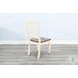 Elmwood Estate Marble White and Buckskin Dining Chair Set of 2