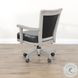 Elmcrest Alpine Gray Game Chair with Casters