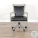 Elmcrest Alpine Gray Game Chair with Casters