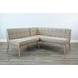 Mia Wheat Upholstered Corner Dining Bench