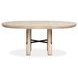 Sunset Cove Sanibel Brown 74" Extendable Oval Dining Table