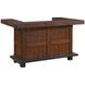 Gettysburg Dark Distressed 3 Door Bar Cabinet