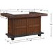 Gettysburg Dark Distressed 3 Door Bar Cabinet